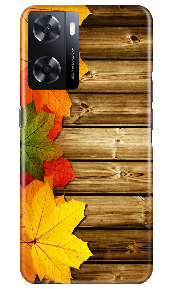 Wooden look3 Case for Oppo A77s