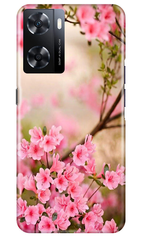 Pink flowers Case for Oppo A77s