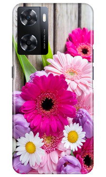 Coloful Daisy2 Mobile Back Case for Oppo A77s (Design - 76)