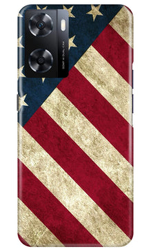 America Mobile Back Case for Oppo A77s (Design - 79)