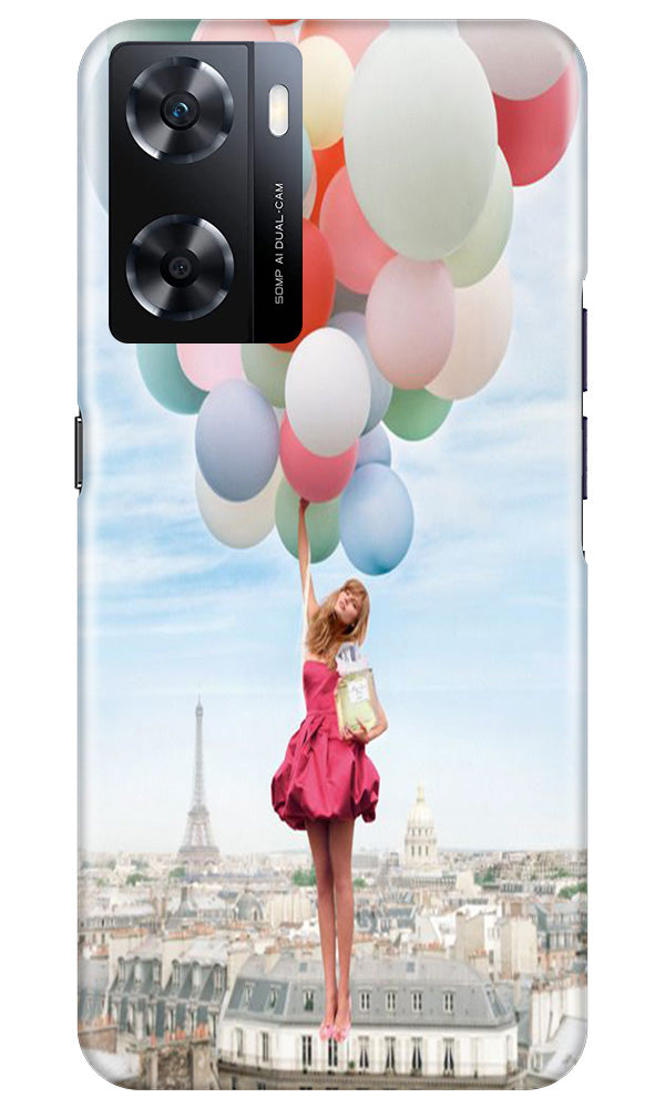 Girl with Baloon Case for Oppo A77s