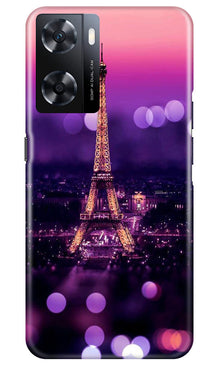 Eiffel Tower Mobile Back Case for Oppo A77s (Design - 86)