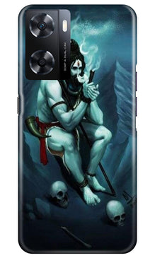 Lord Shiva Mahakal2 Mobile Back Case for Oppo A77s (Design - 98)