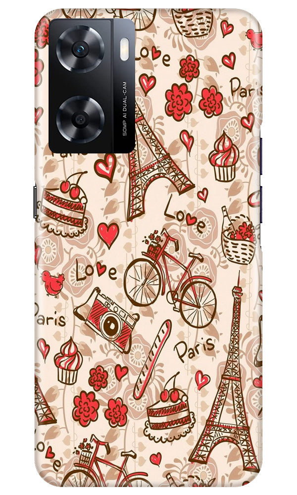 Love Paris Case for Oppo A77s  (Design - 103)