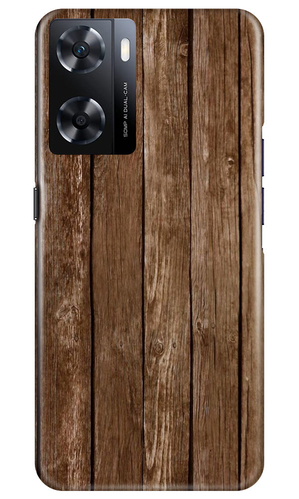 Wooden Look Case for Oppo A77s  (Design - 112)