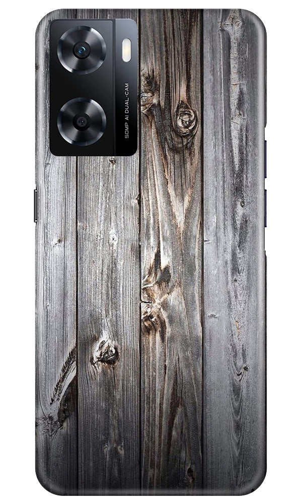 Wooden Look Case for Oppo A77s  (Design - 114)