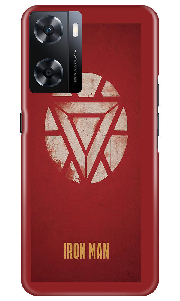 Iron Man Superhero Case for Oppo A77s  (Design - 115)