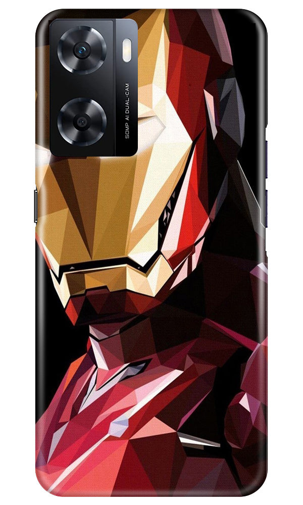 Iron Man Superhero Case for Oppo A77s  (Design - 122)