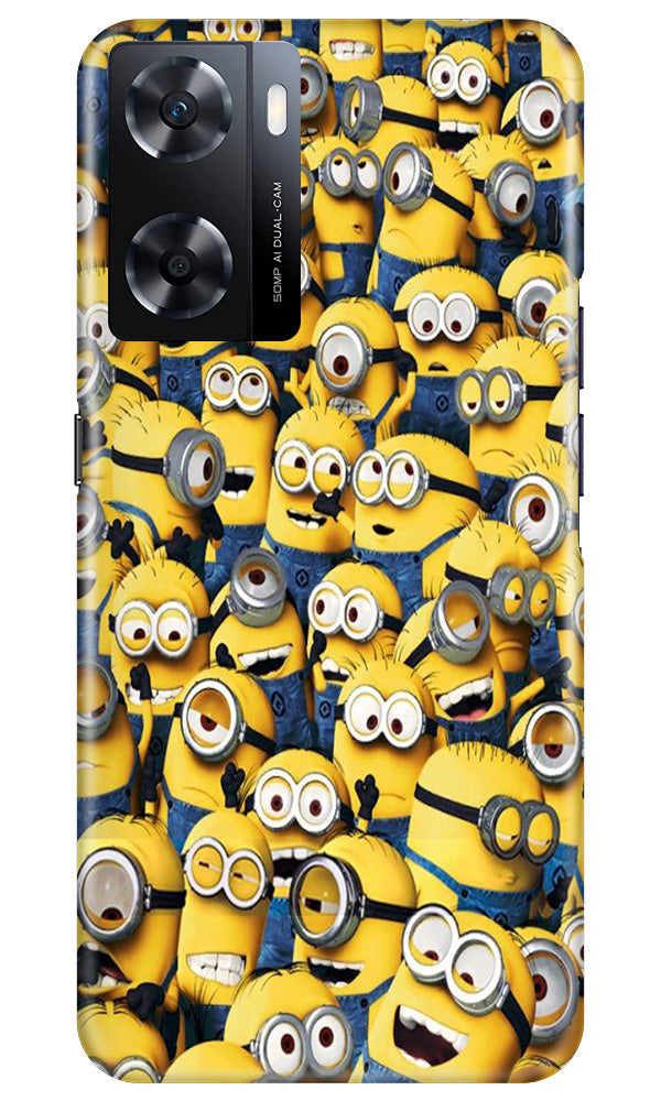 Minions Case for Oppo A77s  (Design - 126)