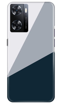 Blue Shade Mobile Back Case for Oppo A77s (Design - 151)