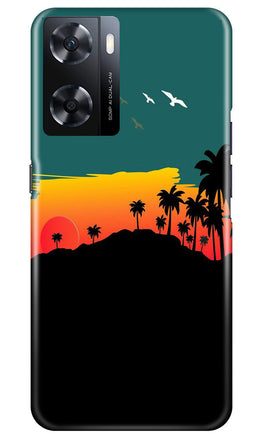 Sky Trees Case for Oppo A77s (Design - 160)