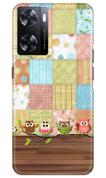 Owls Mobile Back Case for Oppo A77s (Design - 171)