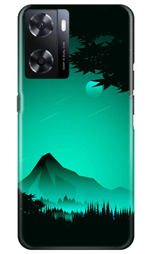 Moon Mountain Mobile Back Case for Oppo A77s (Design - 173)