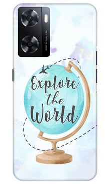 Explore the World Mobile Back Case for Oppo A77s (Design - 176)