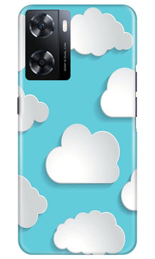 Clouds Mobile Back Case for Oppo A77s (Design - 179)
