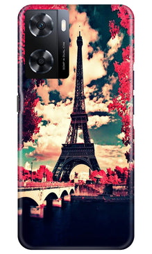 Eiffel Tower Mobile Back Case for Oppo A77s (Design - 181)