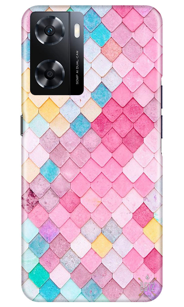 Pink Pattern Case for Oppo A77s (Design No. 184)