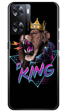 Lion King Mobile Back Case for Oppo A77s (Design - 188)