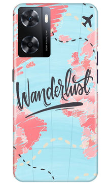 Wonderlust Travel Mobile Back Case for Oppo A77s (Design - 192)