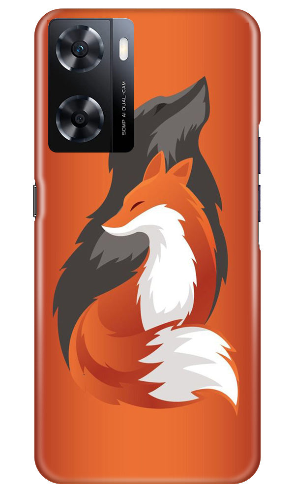 Wolf  Case for Oppo A77s (Design No. 193)