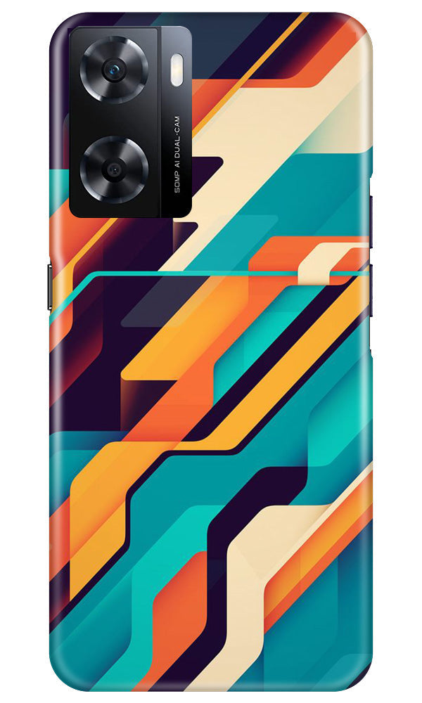 Modern Art Case for Oppo A77s (Design No. 202)