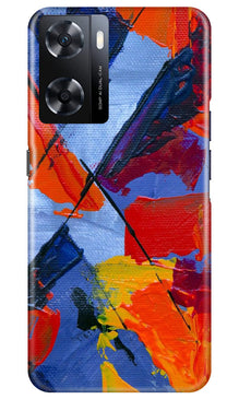Modern Art Mobile Back Case for Oppo A77s (Design - 209)