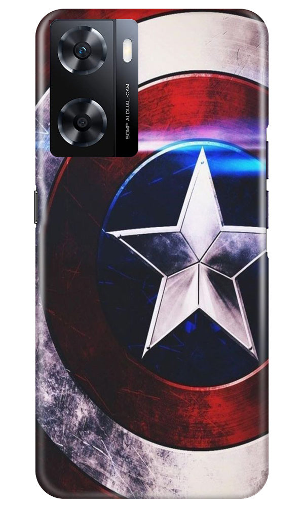 Captain America Shield Case for Oppo A77s (Design No. 219)