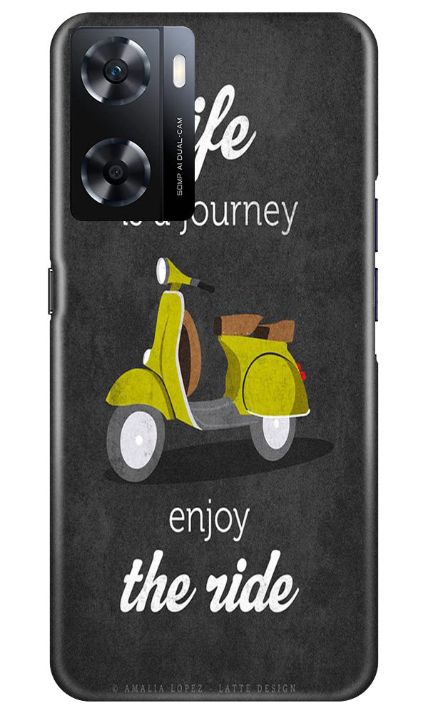 Life is a Journey Case for Oppo A77s (Design No. 230)