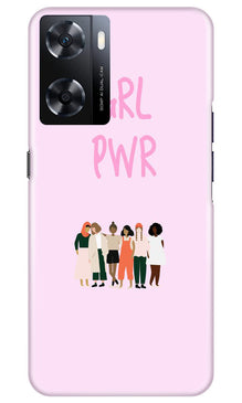 Girl Power Mobile Back Case for Oppo A77s (Design - 236)