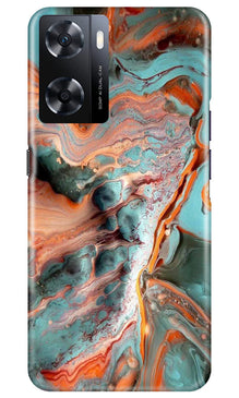 Marble Texture Mobile Back Case for Oppo A77s (Design - 271)