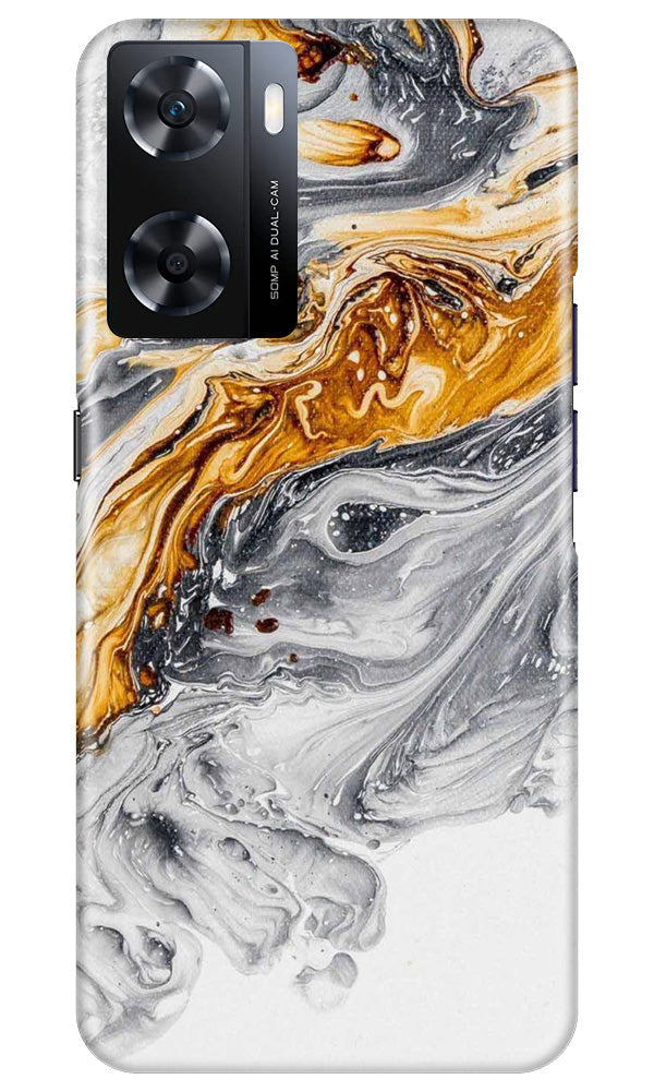 Marble Texture Mobile Back Case for Oppo A77s (Design - 272)