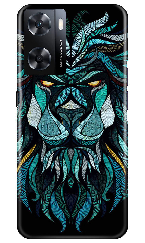 Lion Mobile Back Case for Oppo A77s (Design - 276)
