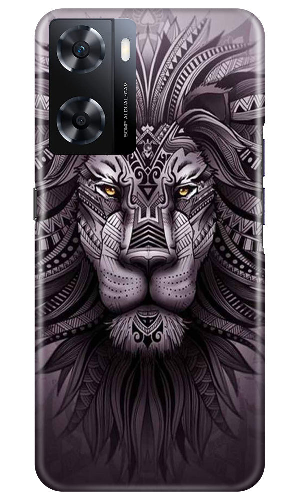 Lion Mobile Back Case for Oppo A77s (Design - 277)