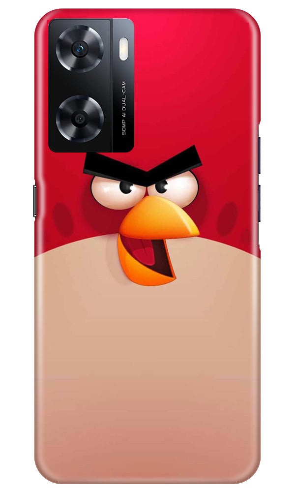 Angry Bird Red Mobile Back Case for Oppo A77s (Design - 287)