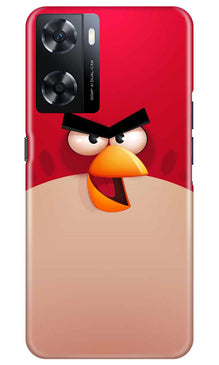 Angry Bird Red Mobile Back Case for Oppo A77s (Design - 287)