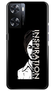 Bhagat Singh Mobile Back Case for Oppo A77s (Design - 291)
