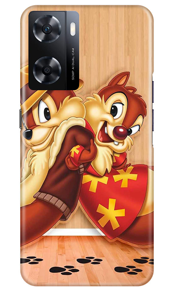 Chip n Dale Mobile Back Case for Oppo A77s (Design - 297)
