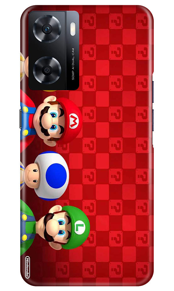 Mario Mobile Back Case for Oppo A77s (Design - 299)