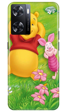 Winnie The Pooh Mobile Back Case for Oppo A77s (Design - 308)