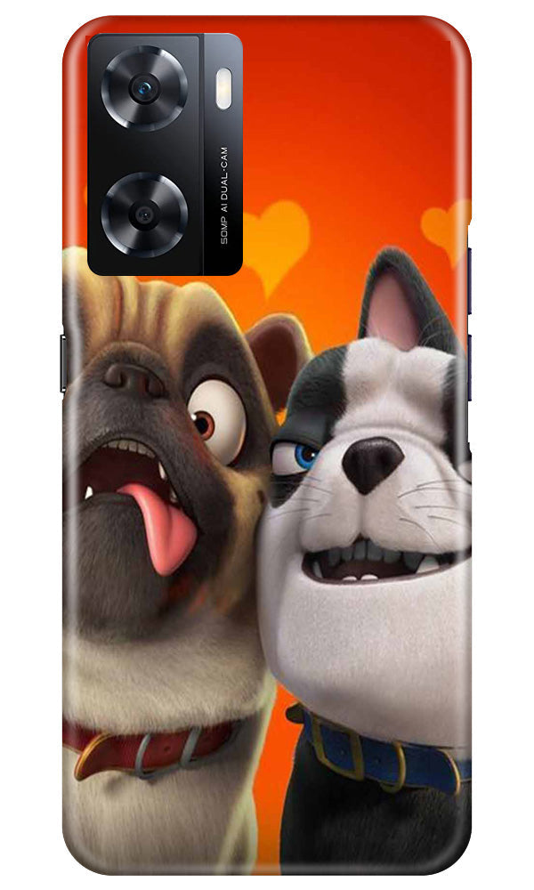 Dog Puppy Mobile Back Case for Oppo A77s (Design - 310)