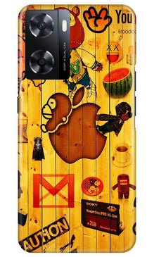 Wooden Texture Mobile Back Case for Oppo A77s (Design - 326)