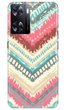 Pattern Mobile Back Case for Oppo A77s (Design - 327)