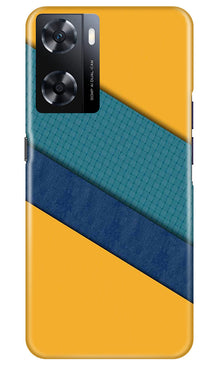 Diagonal Pattern Mobile Back Case for Oppo A77s (Design - 329)