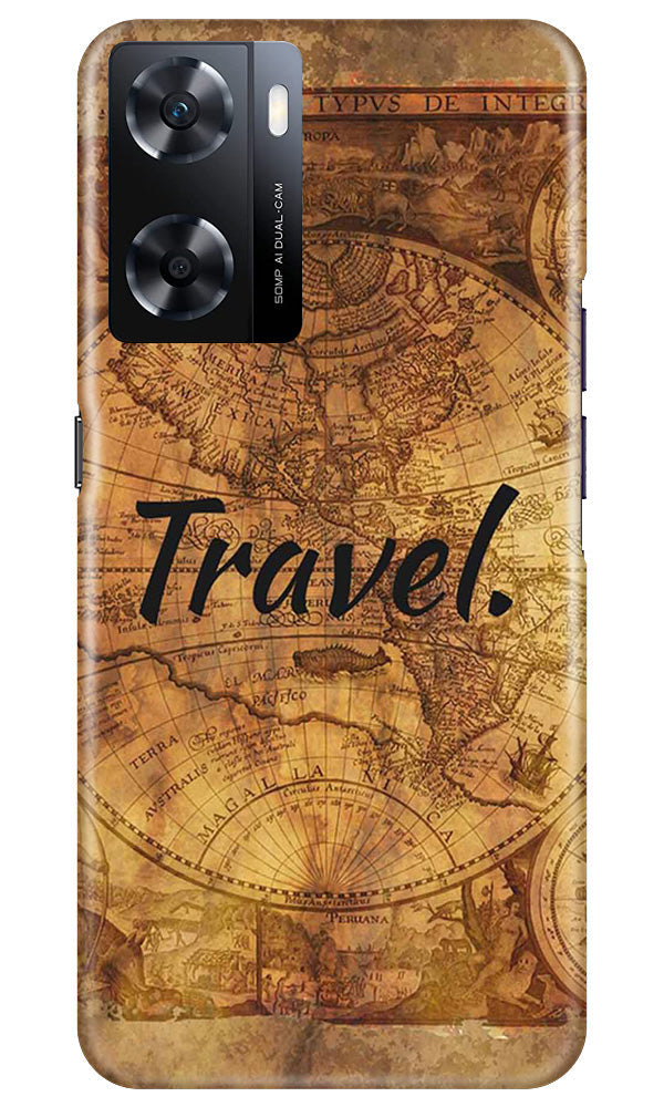 Travel Mobile Back Case for Oppo A77s (Design - 334)