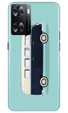 Travel Bus Mobile Back Case for Oppo A77s (Design - 338)