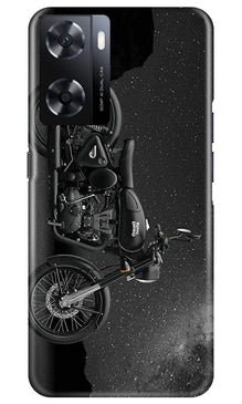 Royal Enfield Mobile Back Case for Oppo A77s (Design - 340)