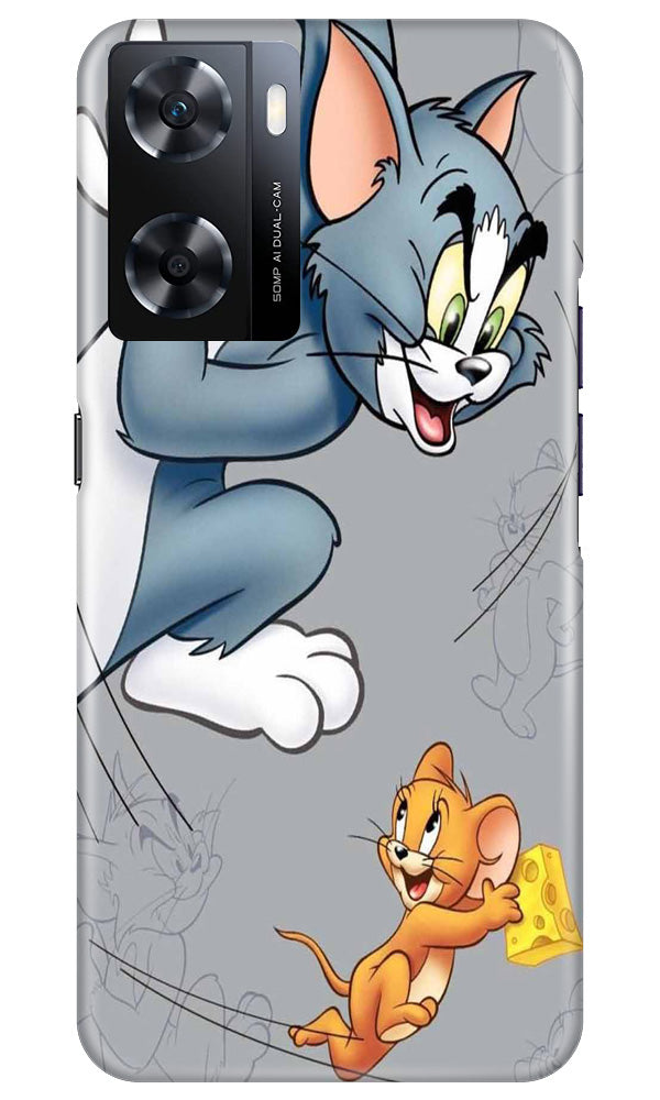 Tom n Jerry Mobile Back Case for Oppo A77s (Design - 356)