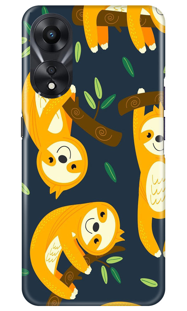 Racoon Pattern Case for Oppo A78 5G