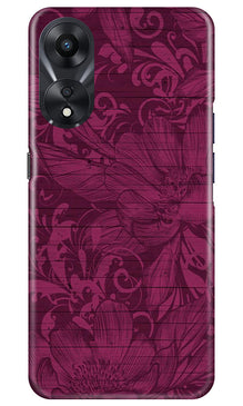 Purple Backround Mobile Back Case for Oppo A78 5G (Design - 22)