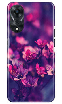 flowers Mobile Back Case for Oppo A78 5G (Design - 25)